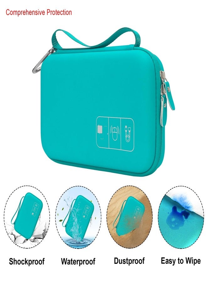 Elonbo Diabetic Supplies Travel Case, Glucose Meter Portable Storage Bag, Diabetic Care Kits Organizer Holder, Diabetic Supply Carrying Case for Glucose Meter Insulin Pen Blood Sugar Test Strips,Green - Image 3
